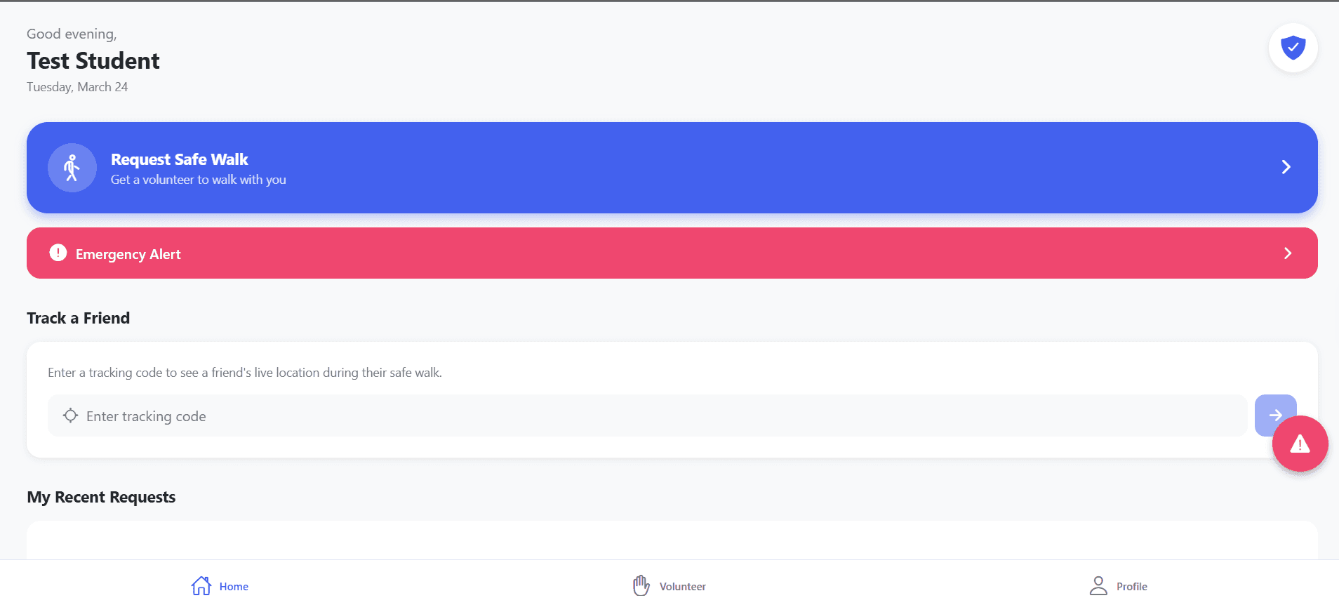 Campus Safety App preview